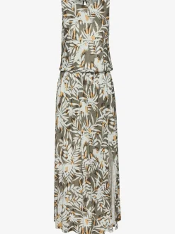 Robe longue encolure ronde