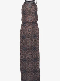 Robe longue imprimé - effet de couleur différent pour chaque pièce