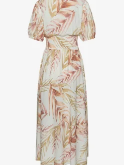 Robe longue large encolure en v