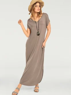 Robe longue look décontracté moderne
