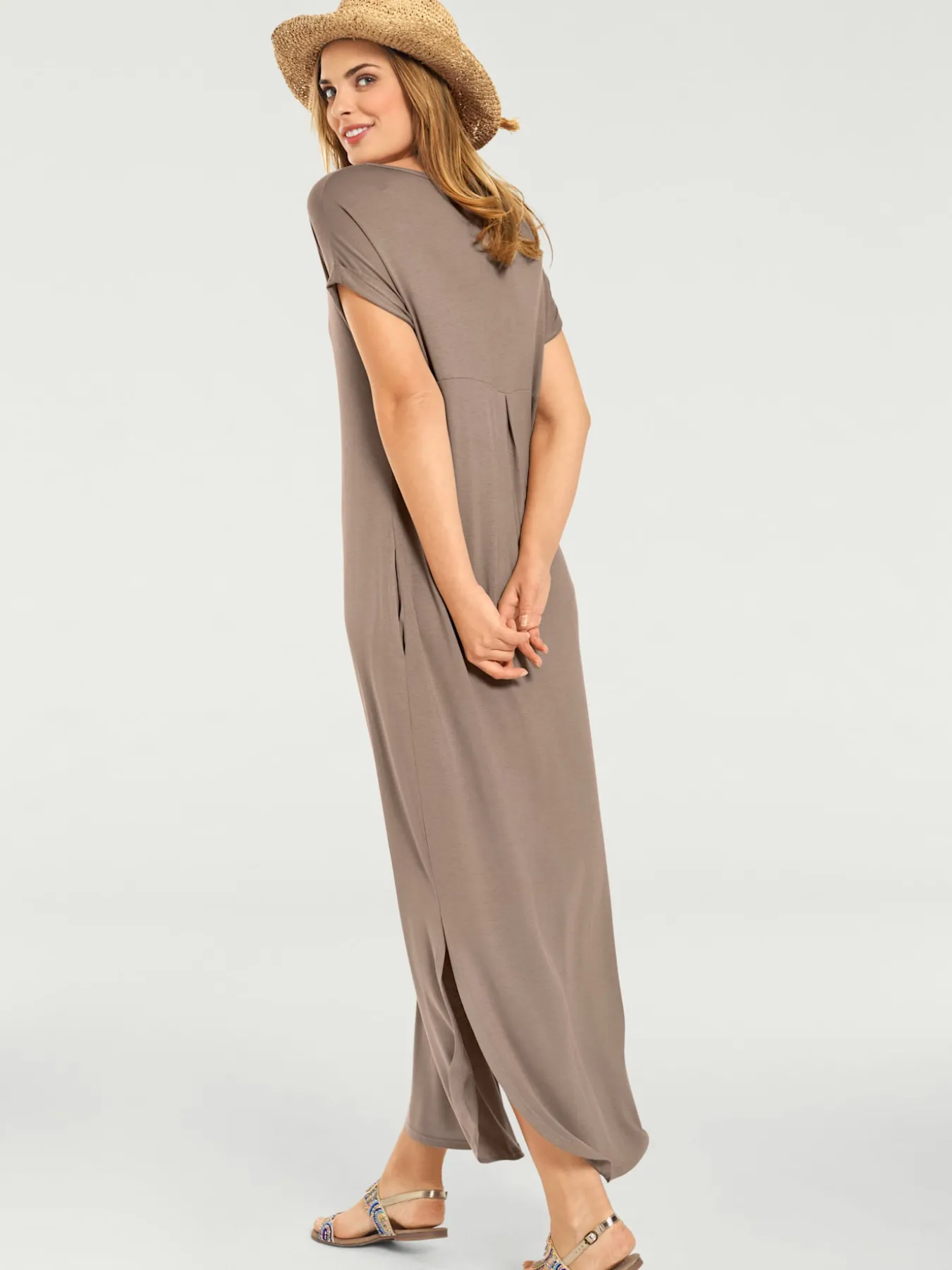 Robe longue look décontracté moderne