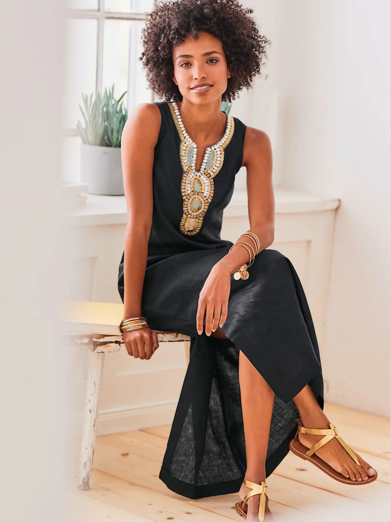 Robe longue look tendance