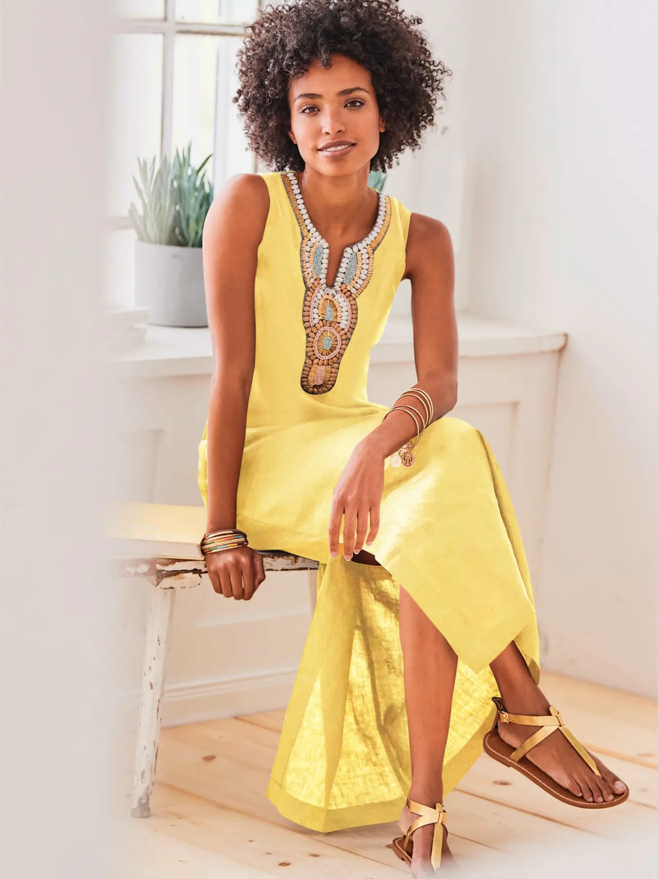 Robe longue look tendance