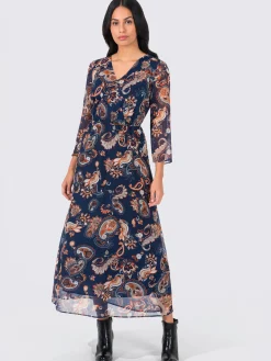 Robe longue qualité tissée