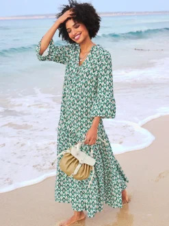 Robe longue qualité tissée
