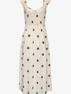 Robe longue robe d'été à encolure ronde