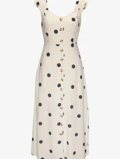 Robe longue robe d'été à encolure ronde