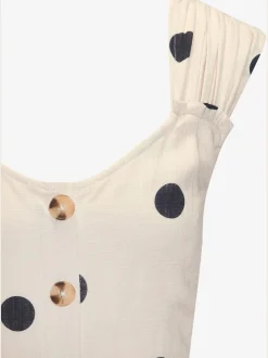 Robe longue robe d'été à encolure ronde