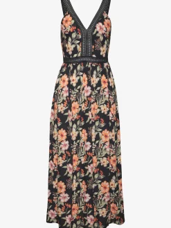 Robe longue robe d'été imprimée