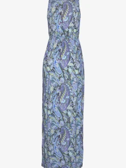 Robe longue séduisante encolure réglable