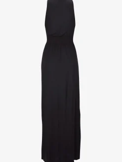 Robe longue séduisante encolure réglable