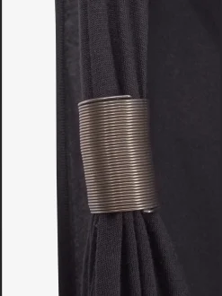 Robe longue séduisante encolure réglable