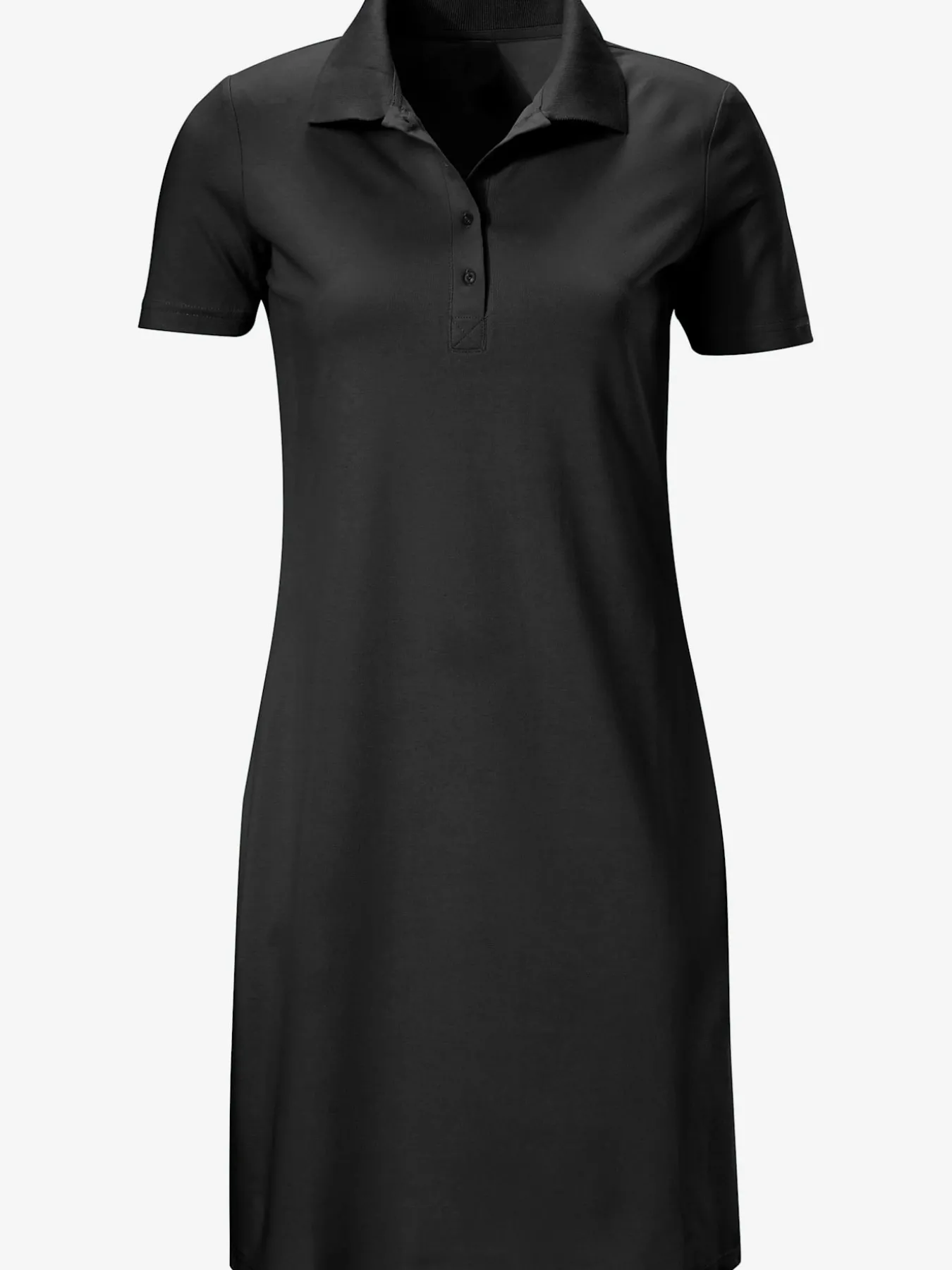 Robe longueur au-dessus du genou, style polo