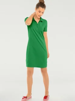 Robe longueur au-dessus du genou, style polo