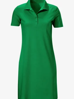 Robe longueur au-dessus du genou, style polo