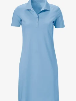 Robe longueur au-dessus du genou, style polo