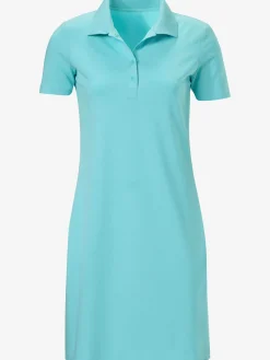Robe longueur au-dessus du genou, style polo