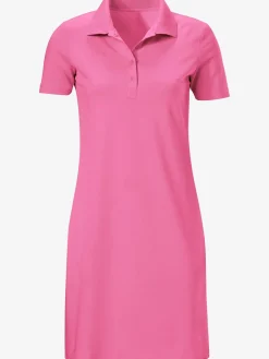 Robe longueur au-dessus du genou, style polo