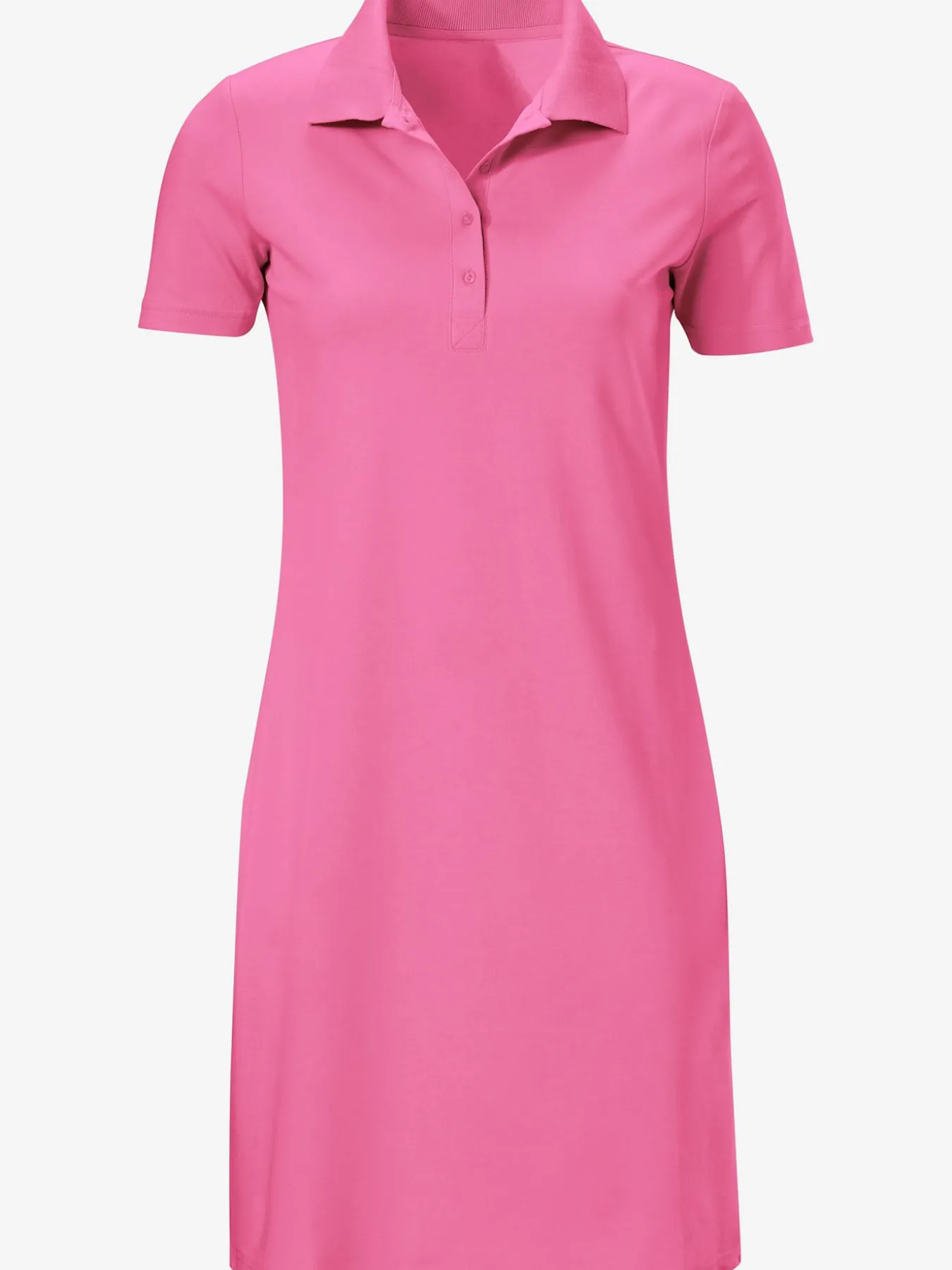 Robe longueur au-dessus du genou, style polo