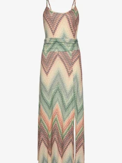 Robe mi-longue encolure ronde