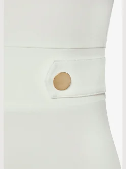 Robe mi-longue encolure ronde