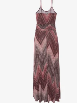 Robe mi-longue encolure ronde