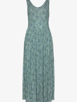 Robe mi-longue larges bretelles