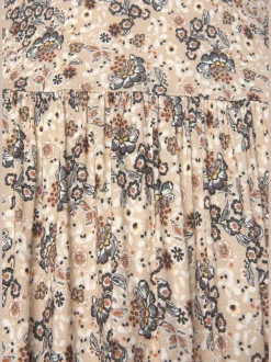 Robe mi-longue larges bretelles