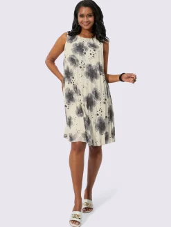 Robe plissée en polyester recyclé