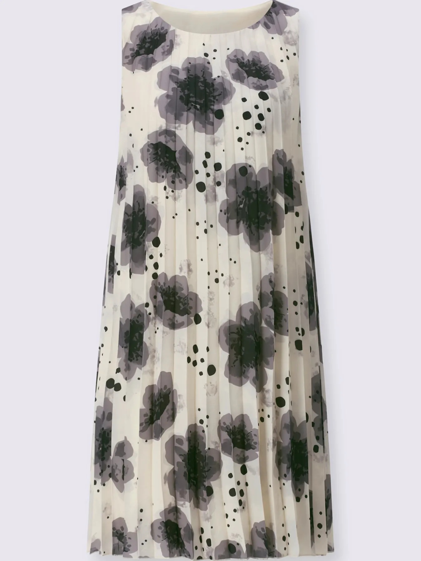 Robe plissée en polyester recyclé