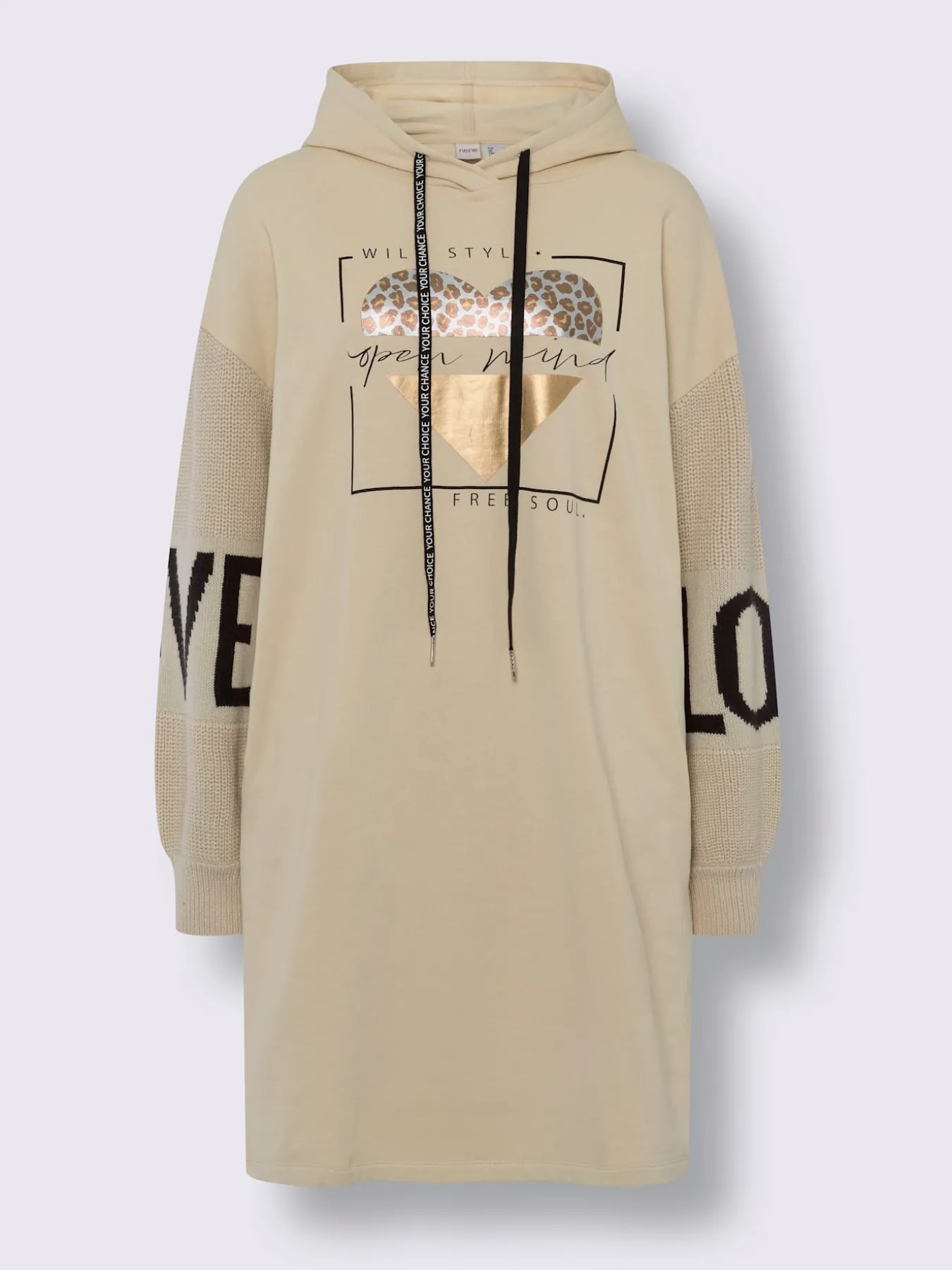 Robe sweat pur coton