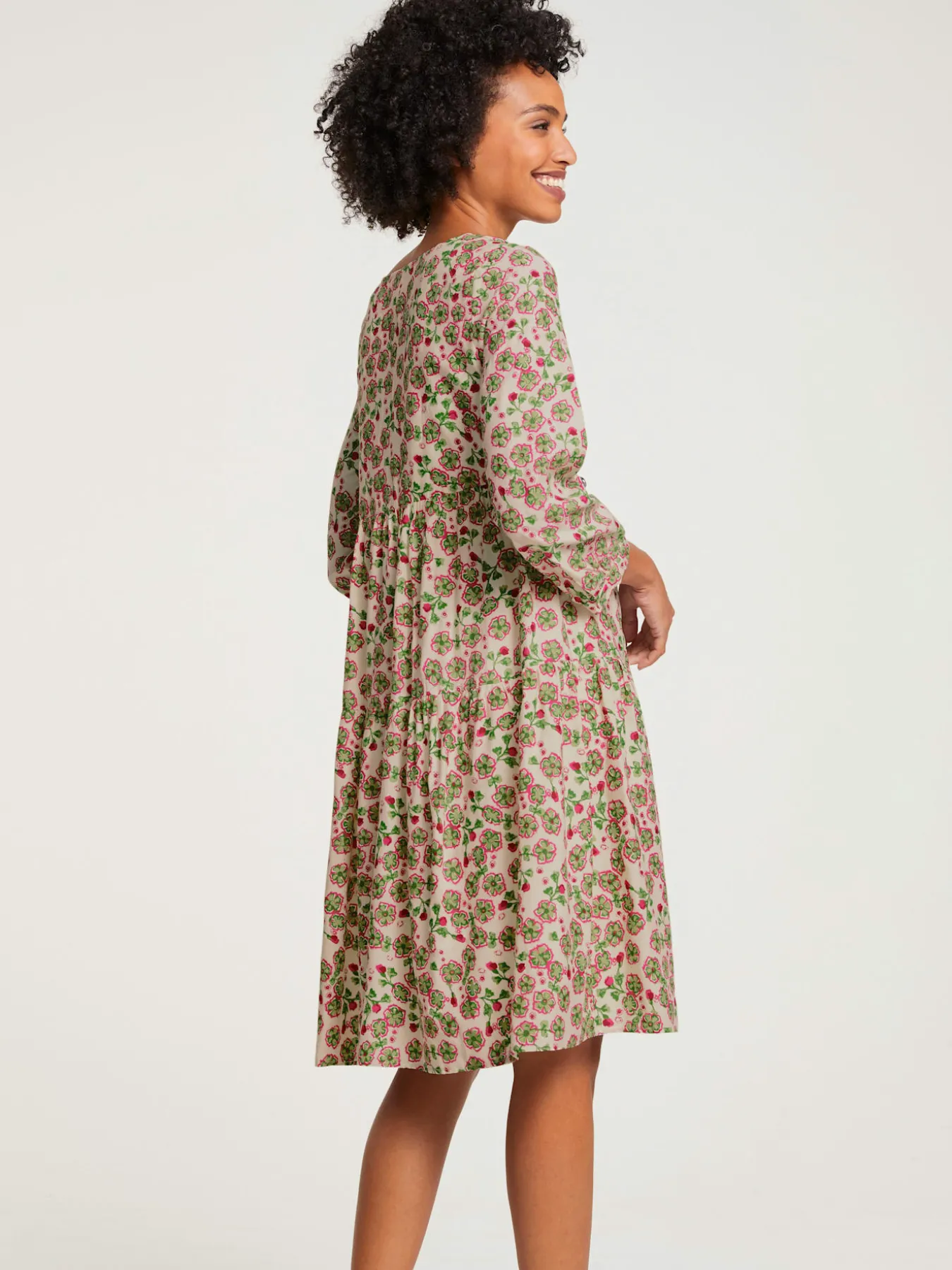 Robe tissée imprimé tendance