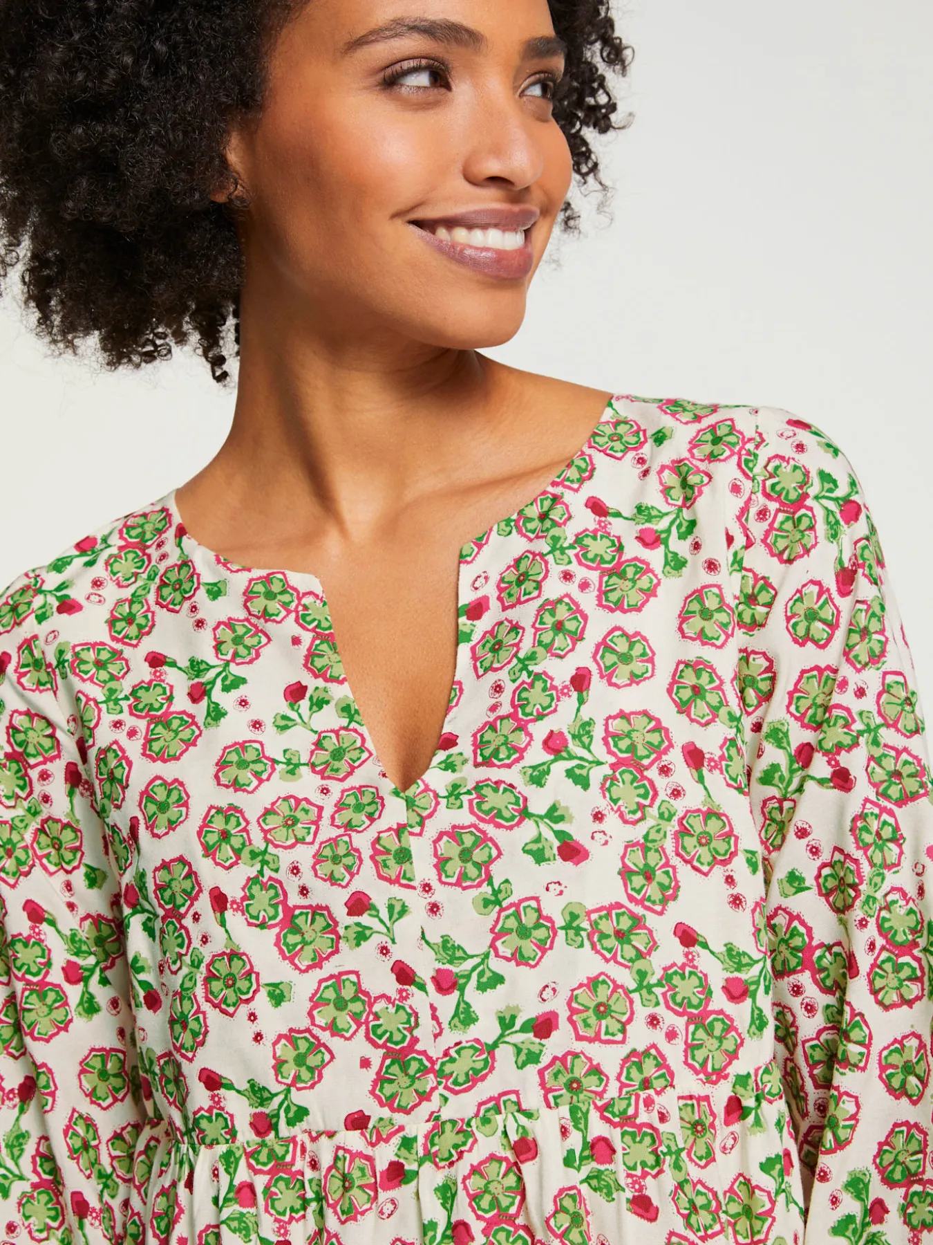 Robe tissée imprimé tendance