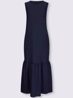 Robe tissée patte de boutonnage au dos