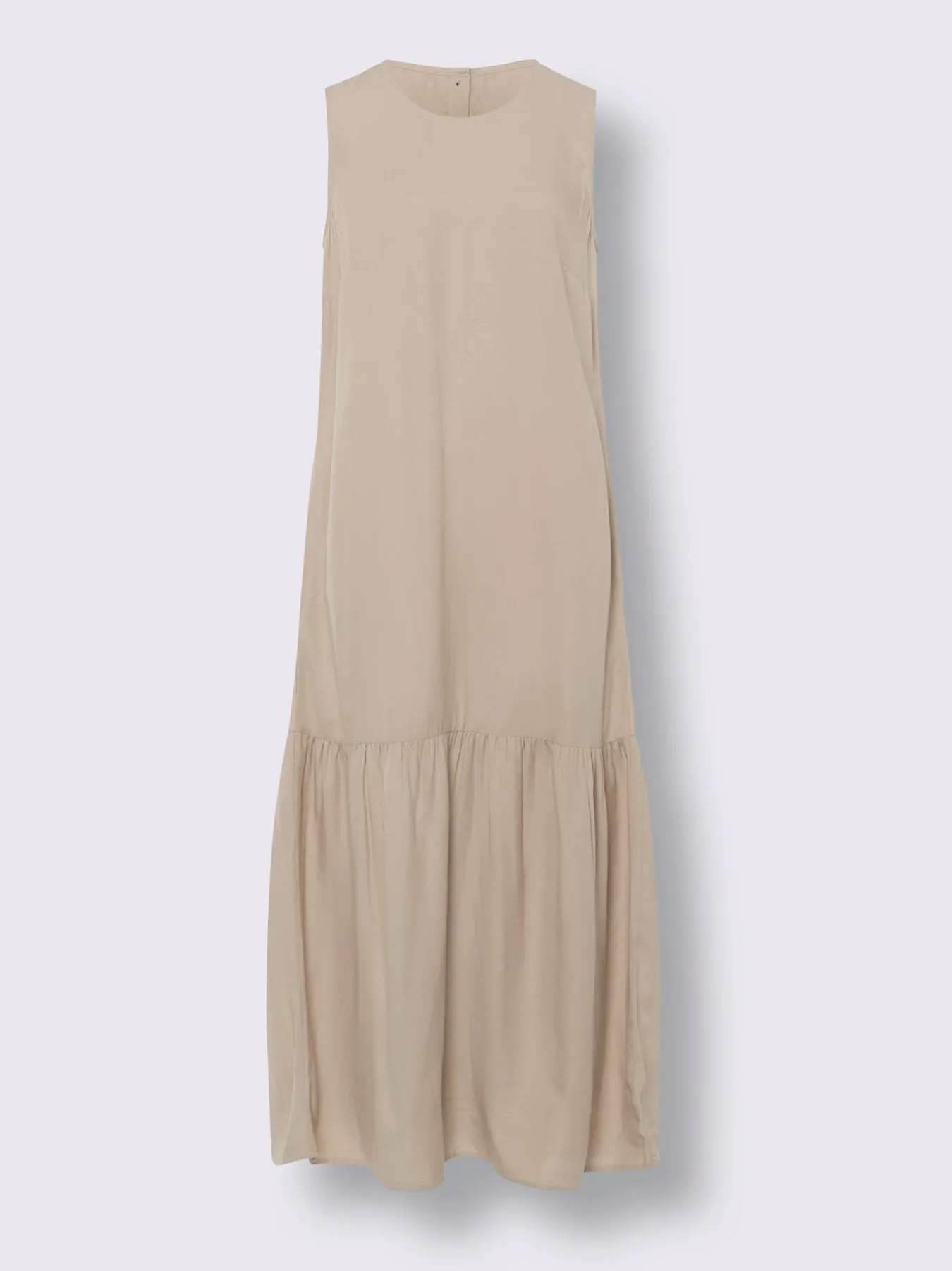 Robe tissée patte de boutonnage au dos