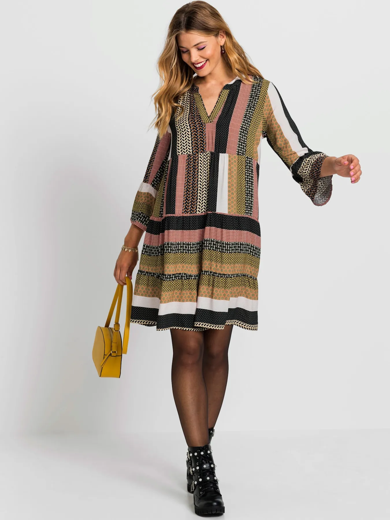 Robe tissée pure viscose