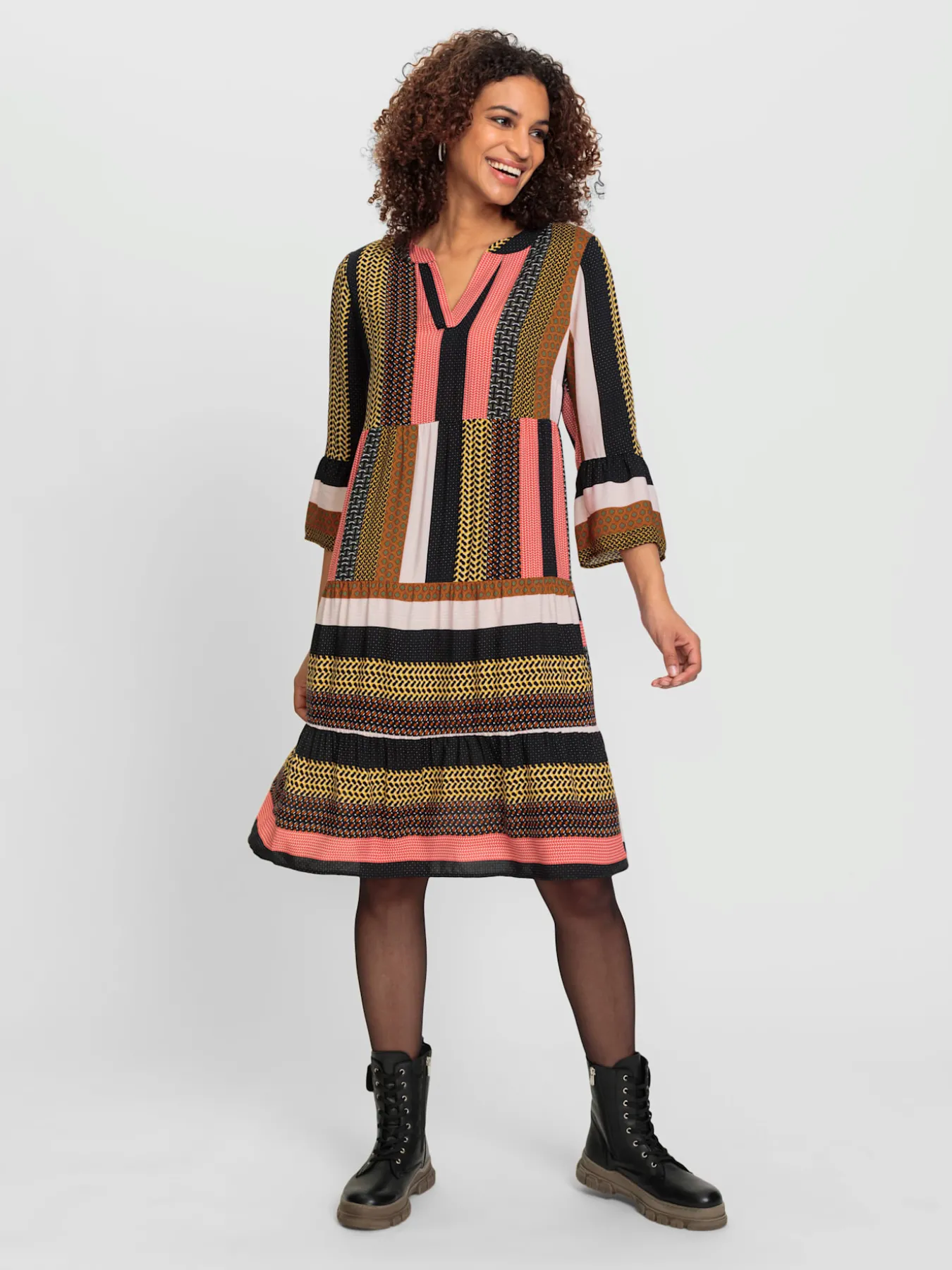 Robe tissée pure viscose