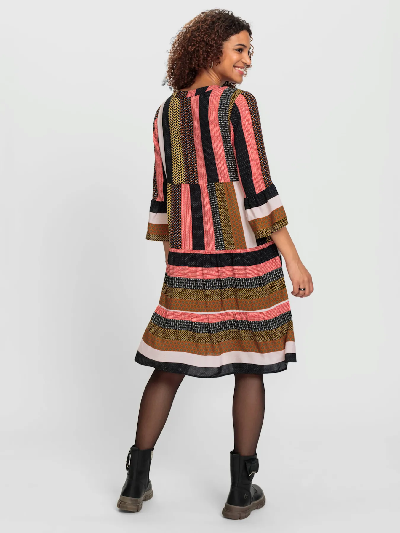Robe tissée pure viscose