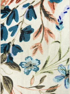 Robe tunique encolure en v profonde avec ruban décoratif et houppes