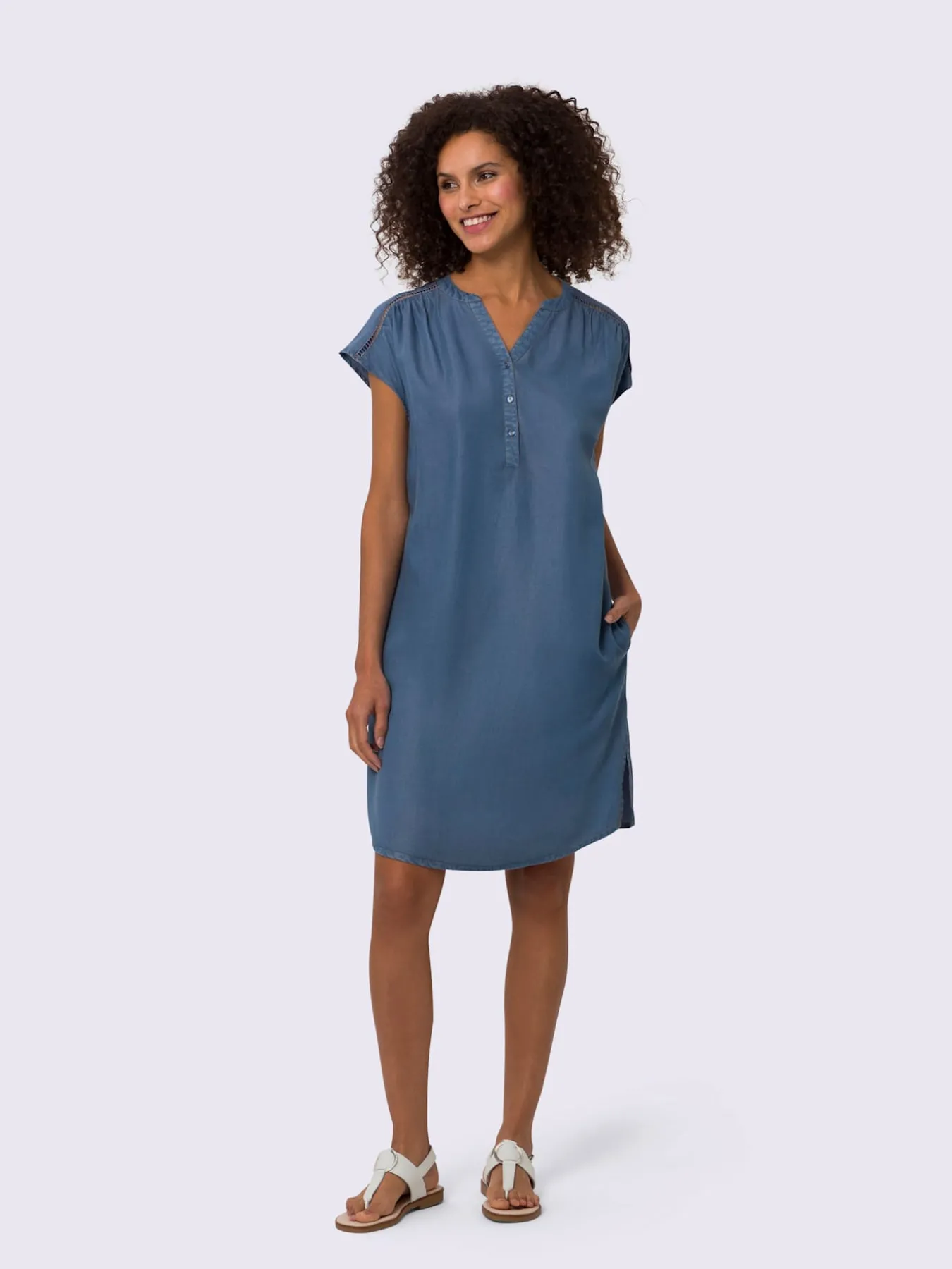 Robe tunique pur lyocell