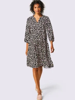 Robe évasée mélange de modal doux
