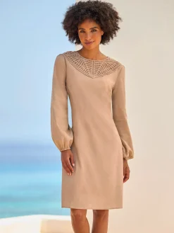 Robe évasée qualité tissée