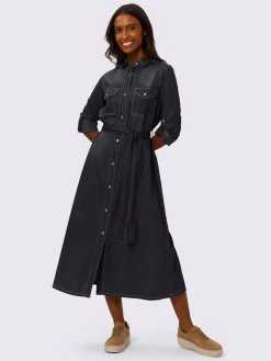 Robe-chemisier pur coton
