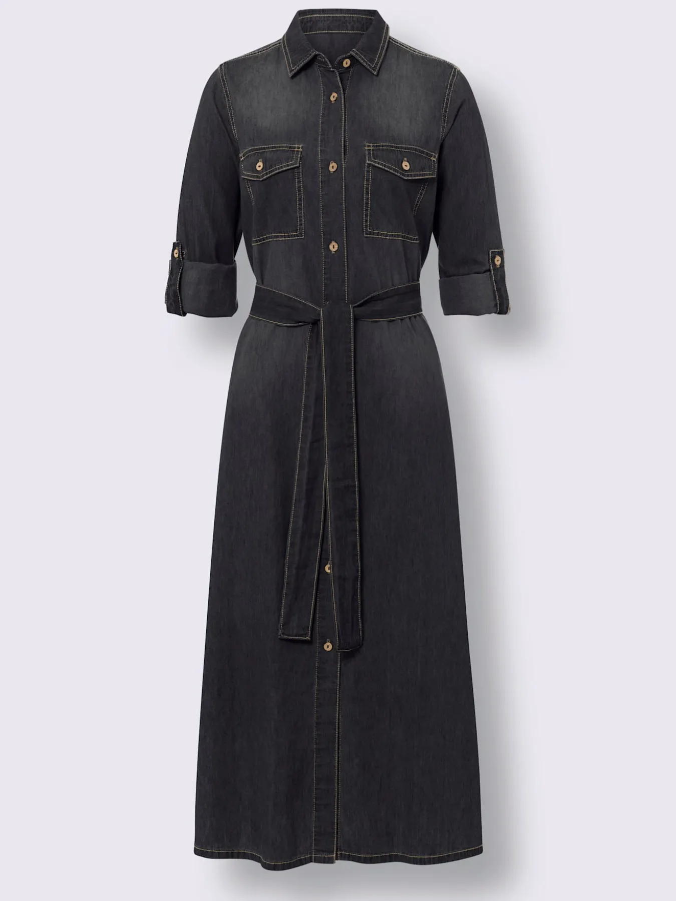Robe-chemisier pur coton