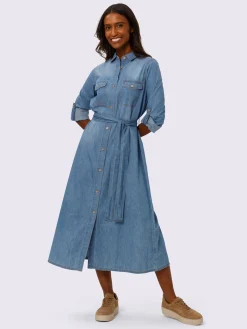 Robe-chemisier pur coton