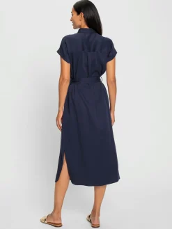Robe-chemisier pur lyocell