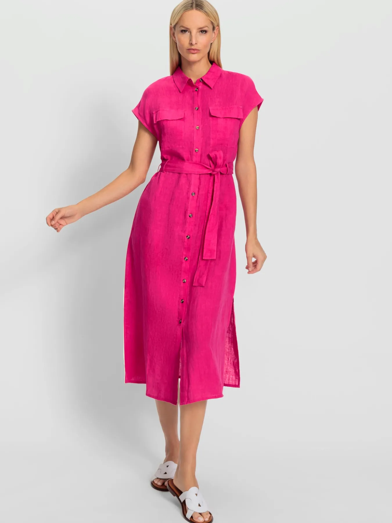 Robe-chemisier qualité tissée