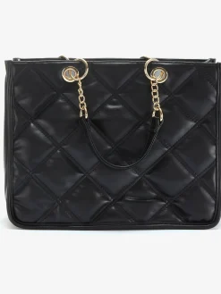 Sac à main avec matelassage tendance et anse à chaîne dorée