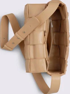 Sac aspect tressé élégant