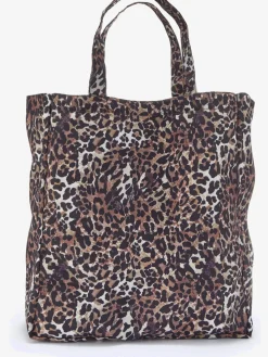 Sac de plage grand sac à main avec imprimé animal et petite poche intérieure